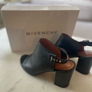 GIVENCHY Leather Slingback Heels